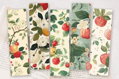 Cottagecore Apple Garden PNG Bookmark Sublimation Designs Product Image 2