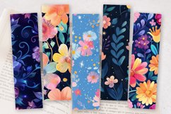 Magical Dreamy Flowers PNG Bookmark Sublimation Designs Product Image 2