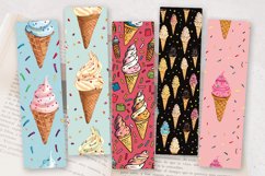 Sprinkled Ice Cream PNG Bookmark Sublimation Designs Product Image 2