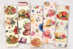 Springtime Floral Hats PNG Bookmark Sublimation Designs Product Image 2