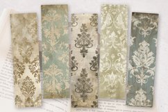 Muted Damask PNG Bookmark Sublimation Design Product Image 2