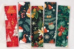 Merry and Bright Christmas PNG Bookmark Sublimation Design Product Image 2