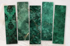 Luxury Emerald PNG Bookmark Sublimation Design Product Image 2