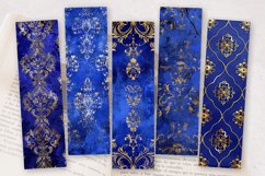 Luxury Royal Blue PNG Bookmark Sublimation Design Product Image 2