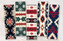 Winter Knitted Sweaters PNG Bookmark Sublimation Designs Product Image 2