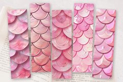 Pink Mermaid Scales PNG Bookmark Sublimation Designs Product Image 2