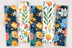 Spring Floral Garden PNG Bookmark Sublimation Designs Product Image 2