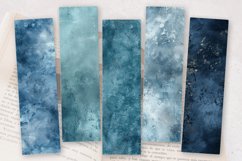Luxury Dusty Blue PNG Bookmark Sublimation Design Product Image 2