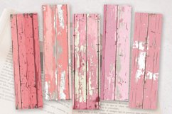 Pink Wooden PNG Bookmark Sublimation Designs Product Image 2