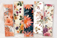 Boho Bouquet Flowers PNG Bookmark Sublimation Designs Product Image 2