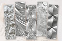 Luxury Silver PNG Bookmark Sublimation Design Product Image 2