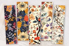 Boho Floral Ephemera Vintage PNG Bookmark Sublimation Design Product Image 2