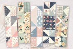 Pastel Farmhouse Patchwork Quilt PNG Bookmark Sublimation De Product Image 2
