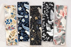 Dove Garden Harmony PNG Bookmark Sublimation Design Product Image 2