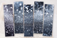 Twilight Silver Glitter PNG Bookmark Sublimation Design Product Image 2