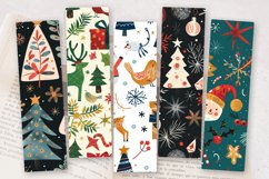 Whimsical Christmas PNG Bookmark Sublimation Design Product Image 2