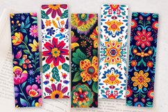 Mexican Floral Fiesta PNG Bookmark Sublimation Designs Product Image 2