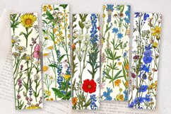Meadow Wildflowers PNG Bookmark Sublimation Designs Product Image 2