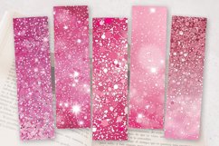 Pink Glittery PNG Bookmark Sublimation Design Product Image 2
