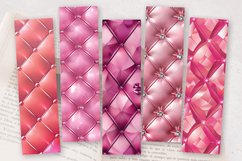 Pink Diamond Leather PNG Bookmark Sublimation Designs Product Image 2