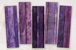 Purple Wood PNG Bookmark Sublimation Design Product Image 2