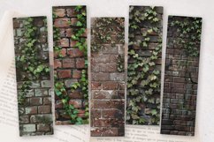 Overgrown Brick PNG Bookmark Sublimation Design Product Image 2