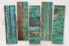 Mermaid Wood PNG Bookmark Sublimation Design Product Image 2