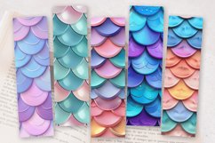 3D Mermaid Scales PNG Bookmark Sublimation Designs Product Image 2