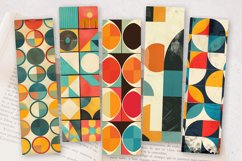 Retro Geometric Shapes PNG Bookmark Sublimation Designs Product Image 2