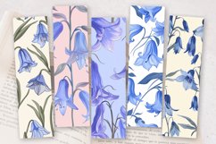 Delicate Bluebell PNG Bookmark Sublimation Design Product Image 2