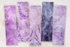 Luxury Lavender PNG Bookmark Sublimation Design Product Image 2