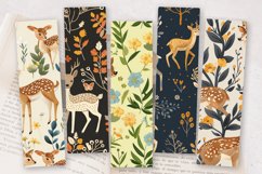 Deer in the Garden PNG Bookmark Sublimation Design Product Image 2
