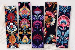 Ikat Embroidery Floral PNG Bookmark Sublimation Designs Product Image 2