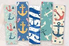 Oceans &amp; Anchors Summer PNG Bookmark Sublimation Designs Product Image 2