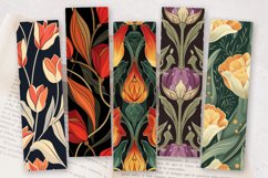 Deco Tulips PNG Bookmark Sublimation Design Product Image 2
