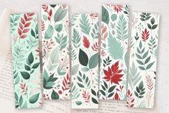 Pastel Mixed Media Flowers PNG Bookmark Sublimation Designs Product Image 2