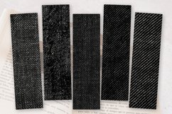 Black Denim Jeans Fabric PNG Bookmark Sublimation Des Product Image 2