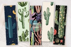 Western Cactus Boho PNG Bookmark Sublimation Designs Product Image 2