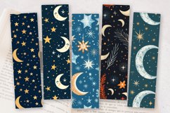 Stars &amp; Moon Holiday Christmas PNG Bookmark Sublimation Desi Product Image 2