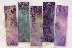 Wisteria Spells PNG Bookmark Sublimation Design Product Image 2