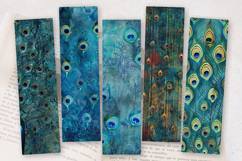 Peacock Spells PNG Bookmark Sublimation Design Product Image 2