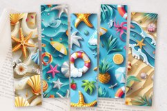 3D Beach Life PNG Bookmark Sublimation Designs Product Image 2