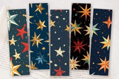 Christmas Stars PNG Bookmark Sublimation Design Product Image 2
