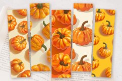 3D Pumpkins PNG Bookmark Sublimation Designs Product Image 2