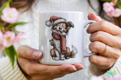 Whimsical Christmas Dogs Clipart Product Image 4