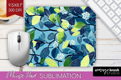 Eucalyptus Leaves Mouse Pad Sublimation - Botanical Mousepad Product Image 1