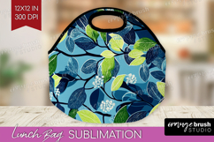 Eucalyptus Leaves Lunch Bag - Botanical Lunch Bug PNG Product Image 1