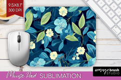 Eucalyptus Leaves Mouse Pad Sublimation - Botanical Mousepad Product Image 1