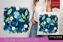Eucalyptus Leaves Tote Bag - Botanical Tote Bag PNG Product Image 1