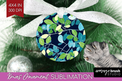 Eucalyptus Leaves Ornament PNG - Botanical PNG Sublimation Product Image 1
